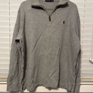 Polo Ralph Lauren 1/4 zip sweater men’s size XL 100% cotton